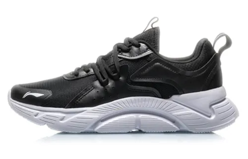 Li Ning Cushioning Low top Running Shoes Unisex Black