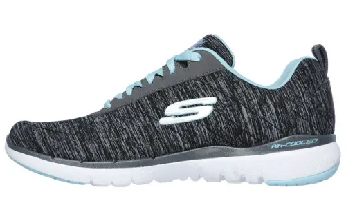Skechers Flex Appeal 3.0 Insiders Low top Running Shoes Women's Black Blue
