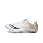 Saucony Spitfire 5 Lightweight Mesh Slip Resistant Cushioning Lightweight Low top Running Shoes Women's White Gold