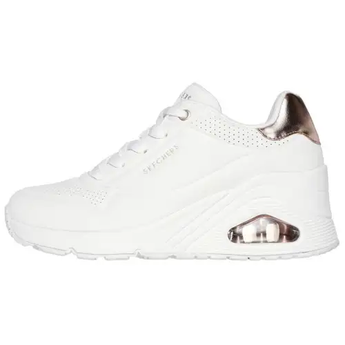 Skechers Uno Low top Casual Shoes Women's White Gold