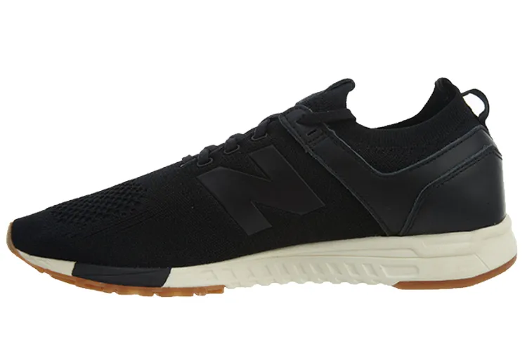 New Balance NB 247 Cushioning Coverage Cushioning Coverage Low top Casual Running Shoes Unisex White Black