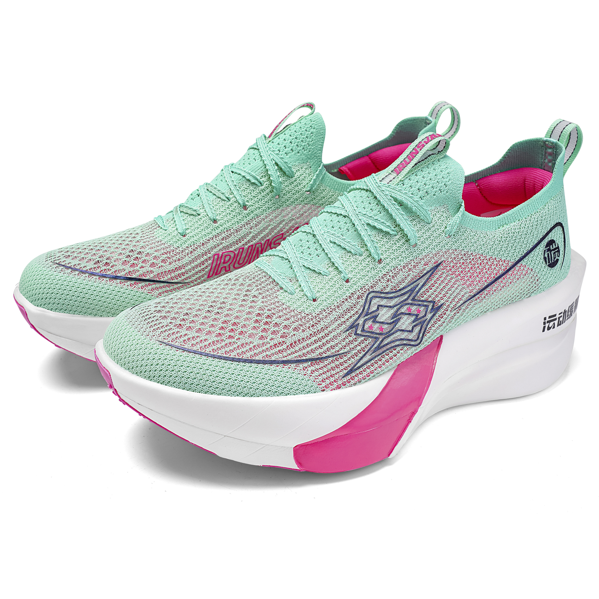 IRUNSVAN Low top Running Shoes Unisex Bamboo Stream