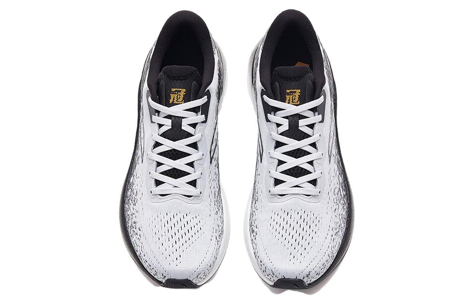 Anta Champion Running Shoes Lite Cushioning, Wear Resistant Low top Running Shoes Men’s Black Gray White