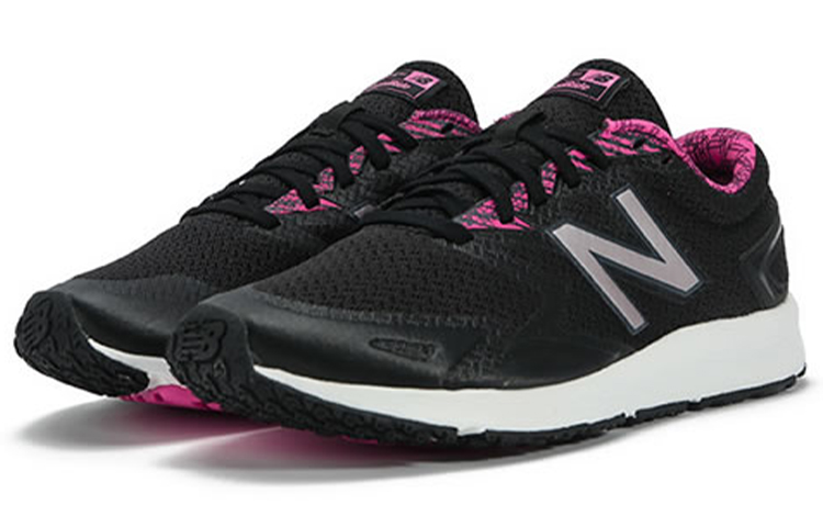 New Balance NB Flash V2 Comfortable Textile, Artificial Leather Low top Running Shoes Women’s Black Pink