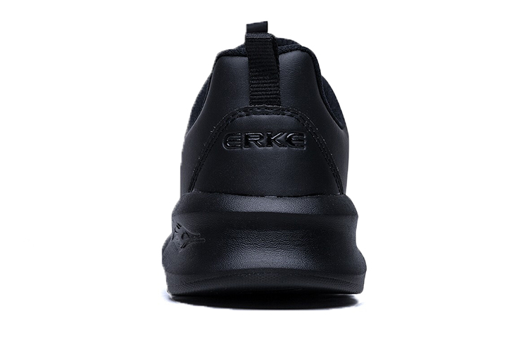 Erke Fleece Lined Thermal, Slip Resistant, Abrasion Resistant Low top Running Shoes Men’s Black
