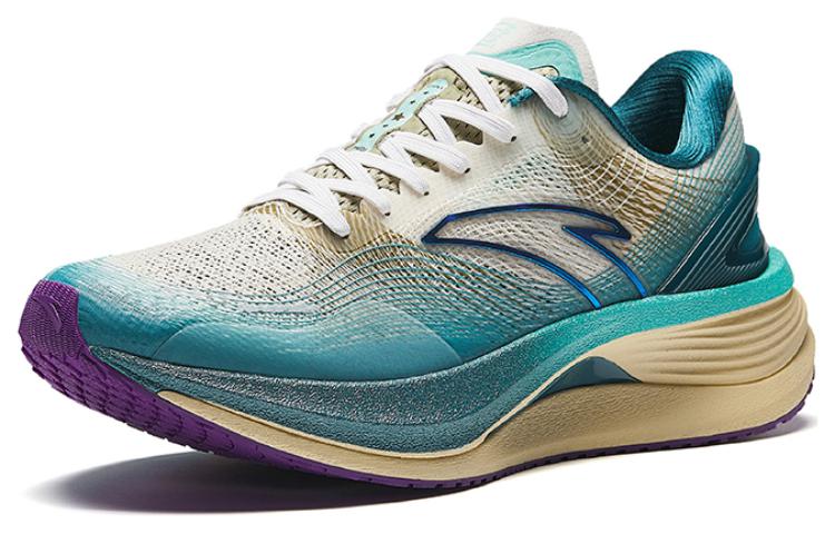Anta Champion 3PRO Comfortable Abrasion Resistant Breathable Low top Running Shoes Men’s Yellow Cyan