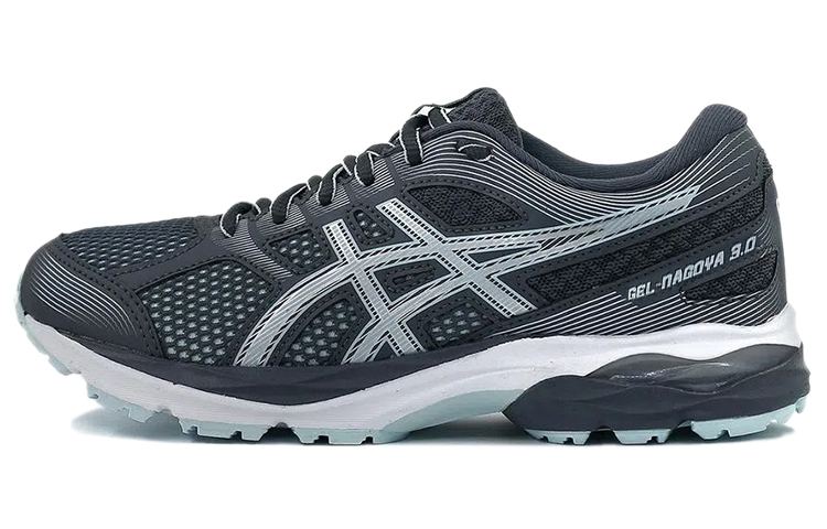 ASICS Gel Nagoya 3 Running Shoes Women's Low Top Black/Gray/Blue