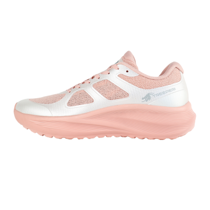 TREEPERI Running Shoes Women’s Low Top Pink, Ecru