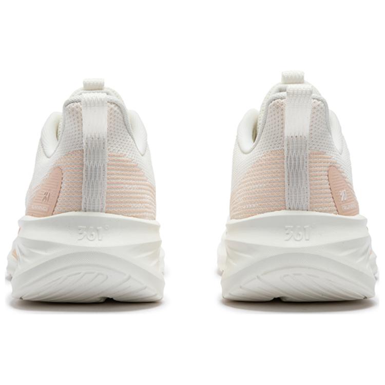 361° Slip Resistant Abrasion Resistant Low top Casual Running Shoes Women’s White Orange