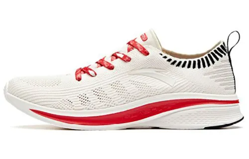 Anta Fabric Cushioning Low top Running Shoes Women's White