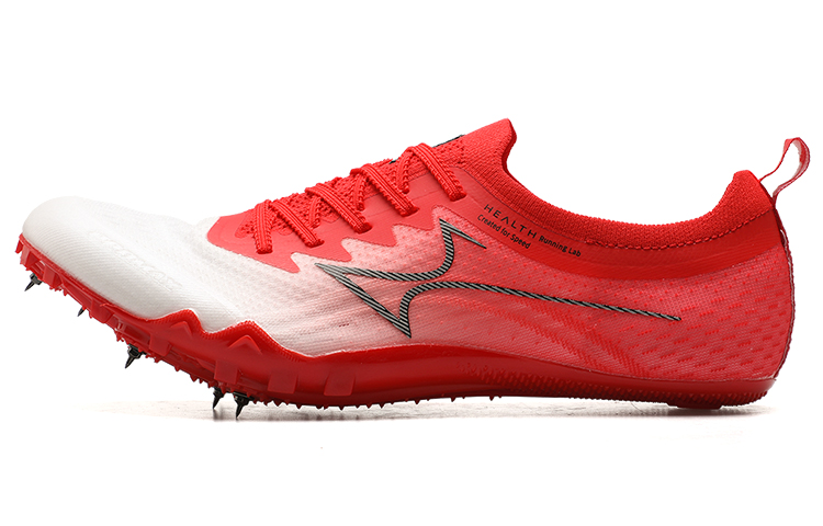 HEALTH 1200 Carbon Plate Sprint Racing Running Shoes Unisex White Red
