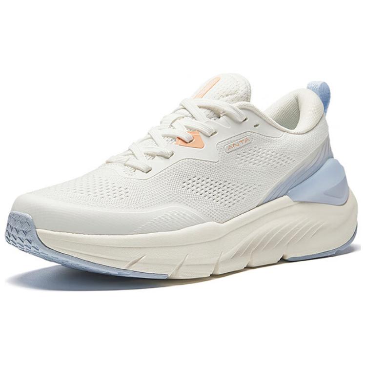 Anta Breathable And Lightweight Low top Running Shoes Women’s White Blue