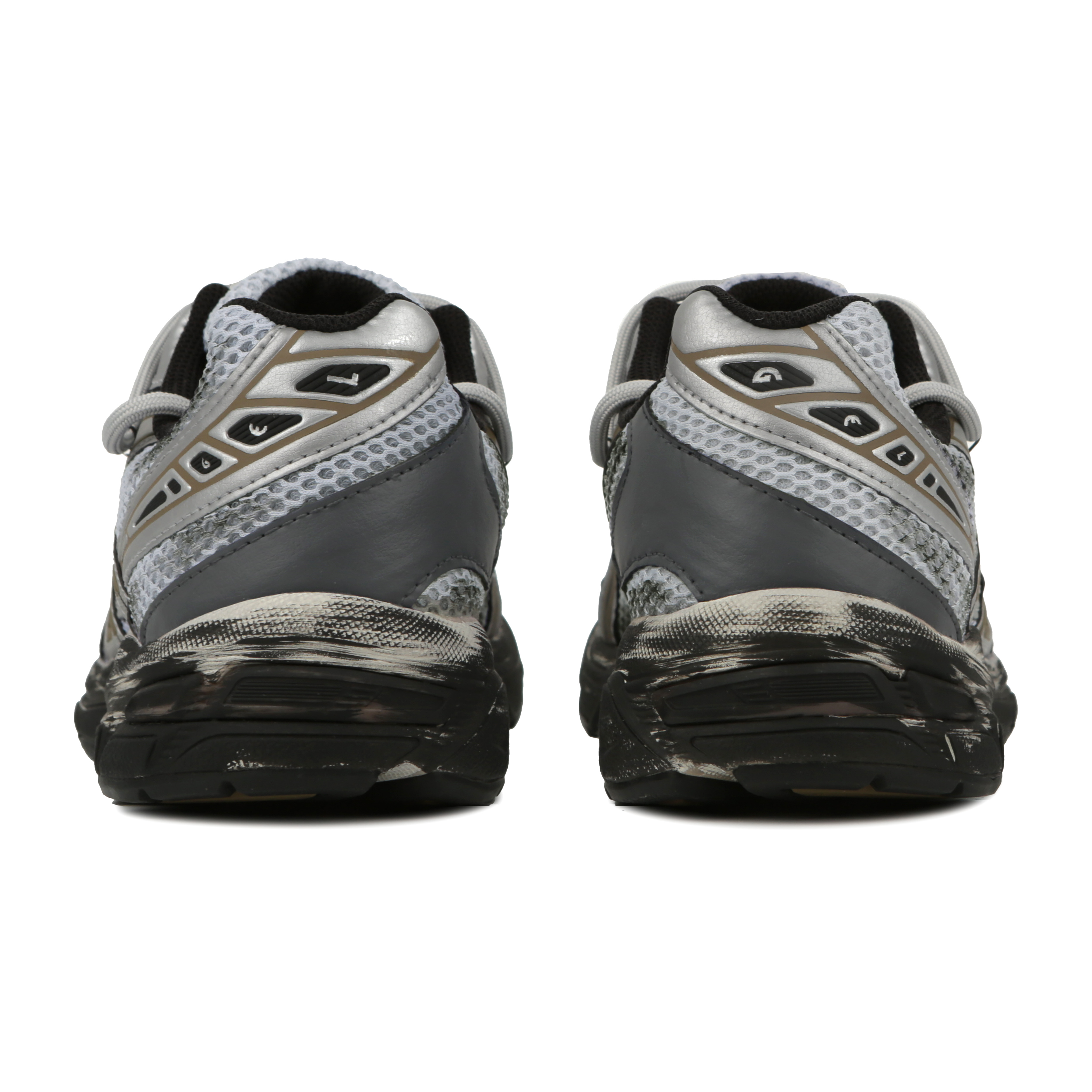 Asics Gel 1130 Cushioning, Wear Resistant Low top Running Shoes Unisex Silver Black