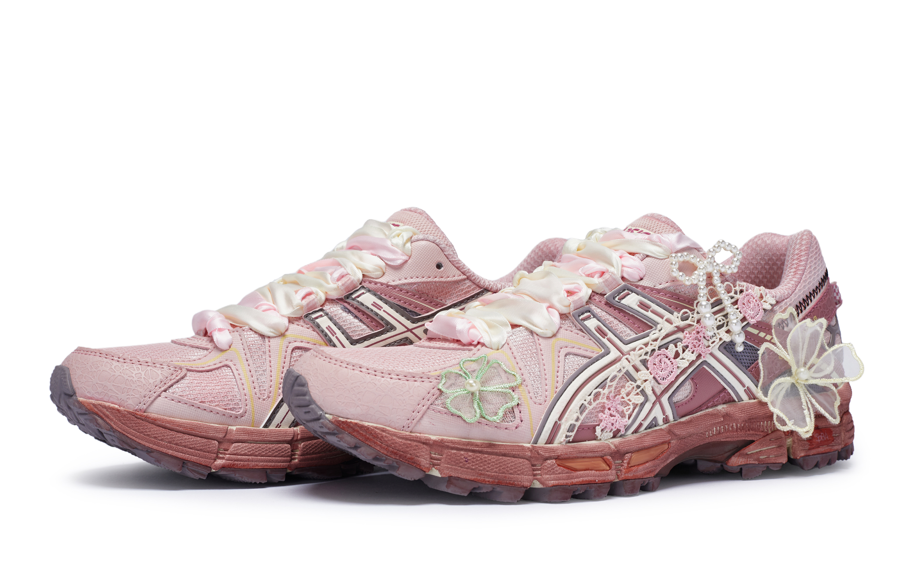 Asics Gel Kahana 8 Low top Running Shoes Women’s Pink White