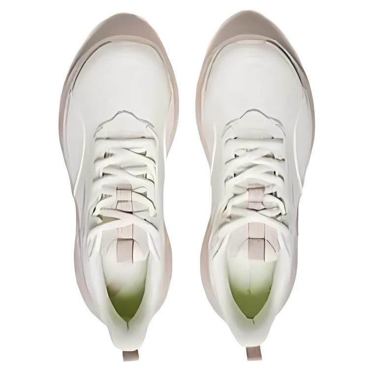Anta Textile, Synthetic Leather Slip Resistant Abrasion Resistant Low top Casual Running Shoes Women’s White Pink