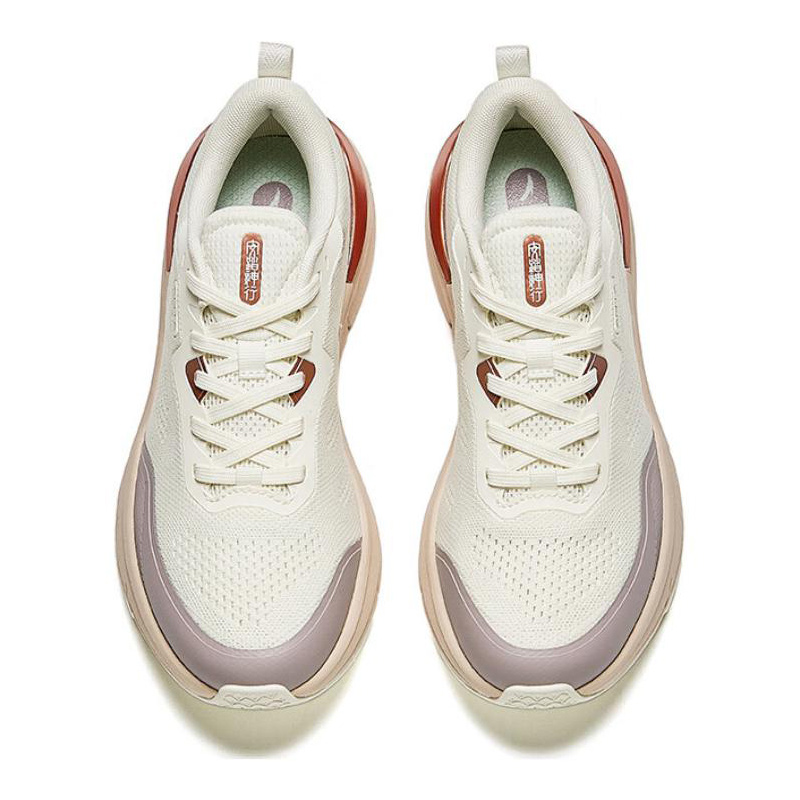 Anta Breathable And Lightweight Low top Running Shoes Women’s White Purple