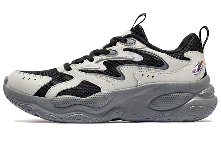 361° Slip Resistant, Abrasion Resistant, Breathable Low top Running Shoes Women’s Black Gray