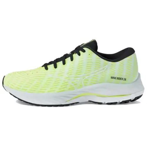 Mizuno Wave Rider 26 Running Shoes Men's Low Top Cyan/Black/White