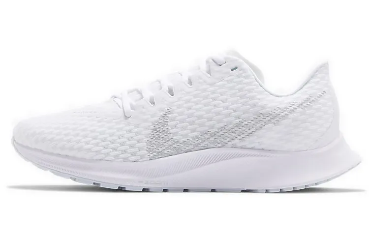 Nike Zoom Rival Fly 2 Cushioning Slip Resistant Abrasion Resistant Low top Marathon Running Shoes Women's White Silver