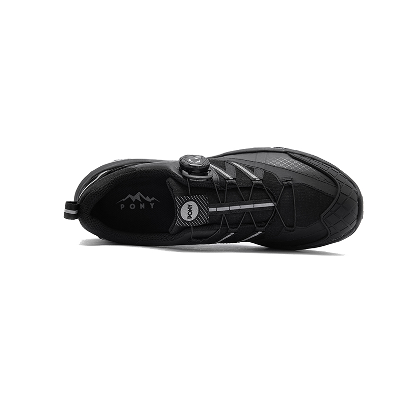 Pony Slip Resistant Abrasion Resistant Low top Trail Running Shoes Men’s Black