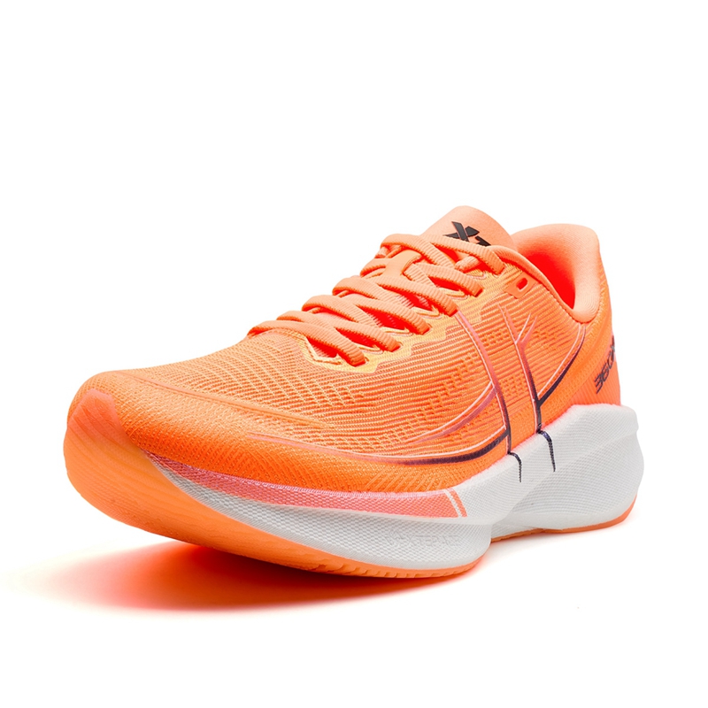 XTEP 360X 2.0 Low top Marathon Training Physical Fitness Test & Exam Racing Running Shoes Women’s Orange Black