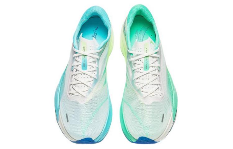 Anta C202 5 GT Fabric Cushioning, Wear Resistant Low top Marathon Running Shoes Men’s White Green