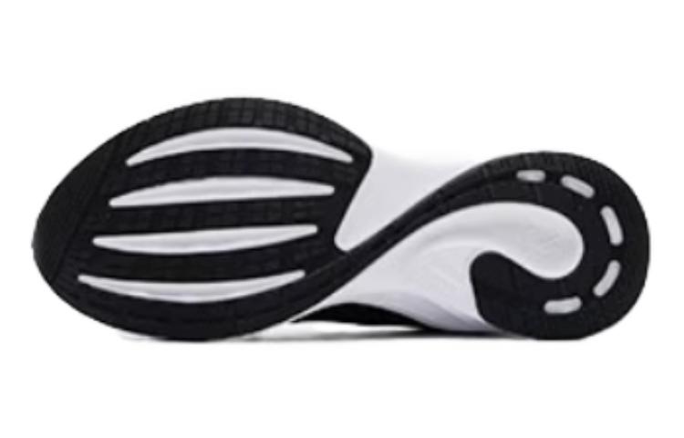 QIAODAN Comfortable Cushioning, Wear Resistant Low top Running Shoes Men’s Black White