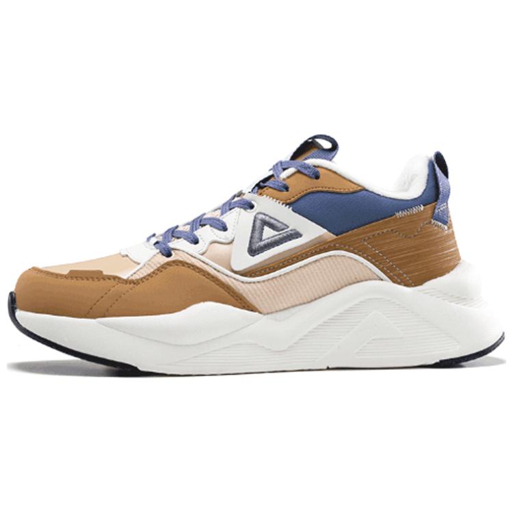PEAK Abrasion Resistant Slip Resistant Low top Running Shoes Men’s Light Coffee