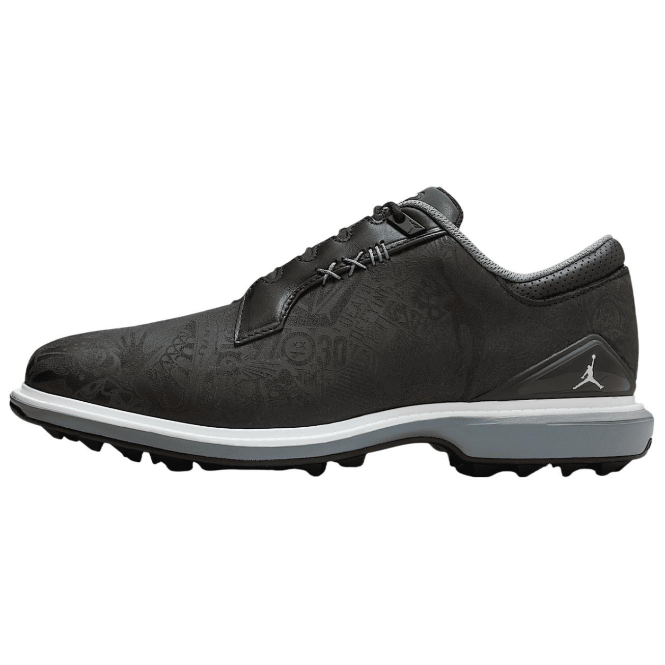 Jordan ADG 5 Slip Resistant Abrasion Resistant Slip Resistant Abrasion Resistant Low top Golf Shoes Unisex Black Gray