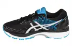 ASICS GEL Nimbus 18 Abrasion Resistant Breathable Low top Running Shoes Men's Black Blue Multicolor