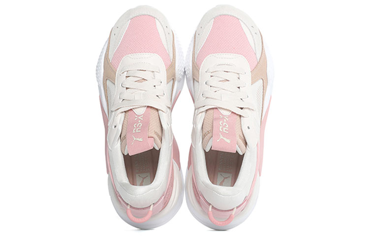 Женские кроссовки PUMA RS-X Reinvention (бежево-розово-коричневые) — Бежевыйрозовыйкоричневый — фото 4