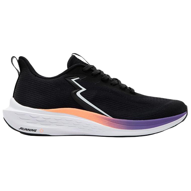 361° Low top Sprint City Commuting Running Shoes Men’s Obsidian Black White