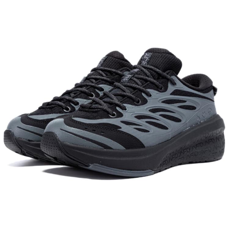 361° Style Slip Resistant Abrasion Resistant Slip Resistant Abrasion Resistant Low top Running Shoes Women’s Black Gray