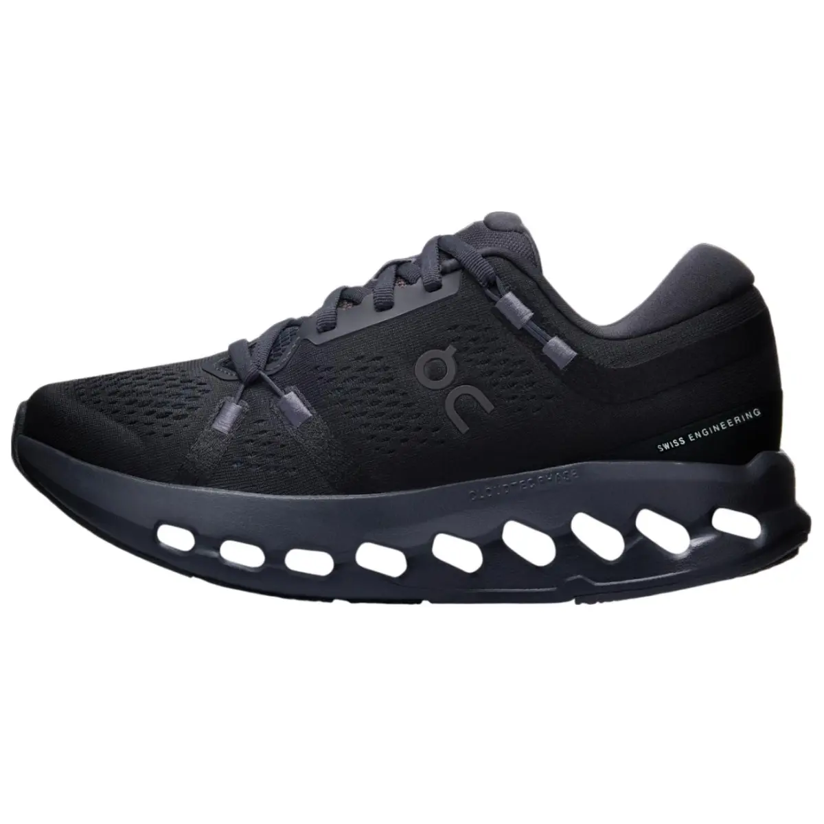 On Cloudsurfer 2 Slip Resistant Abrasion Resistant Low top Casual Marathon Sprint Running Shoes Women's Black