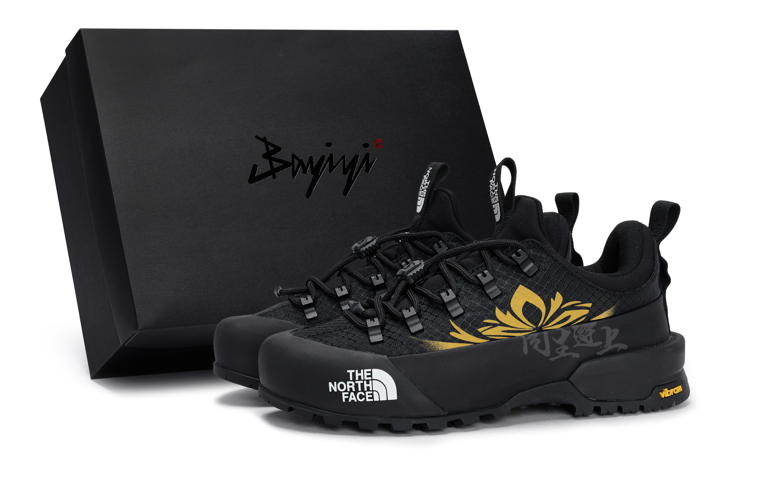 THE NORTH FACE GLENCLYFFE Low top Running Shoes Men's Black Yellow
