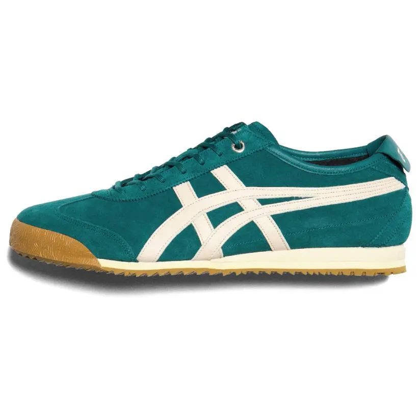 Onitsuka Tiger MEXICO 66 Slip Resistant Abrasion Resistant Low top Casual Shoes Unisex Dark Green