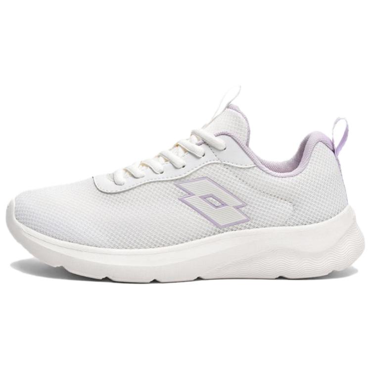 LOTTO Textile, Synthetic Leather Abrasion Resistant Low top Running Shoes Women’s Ivory White