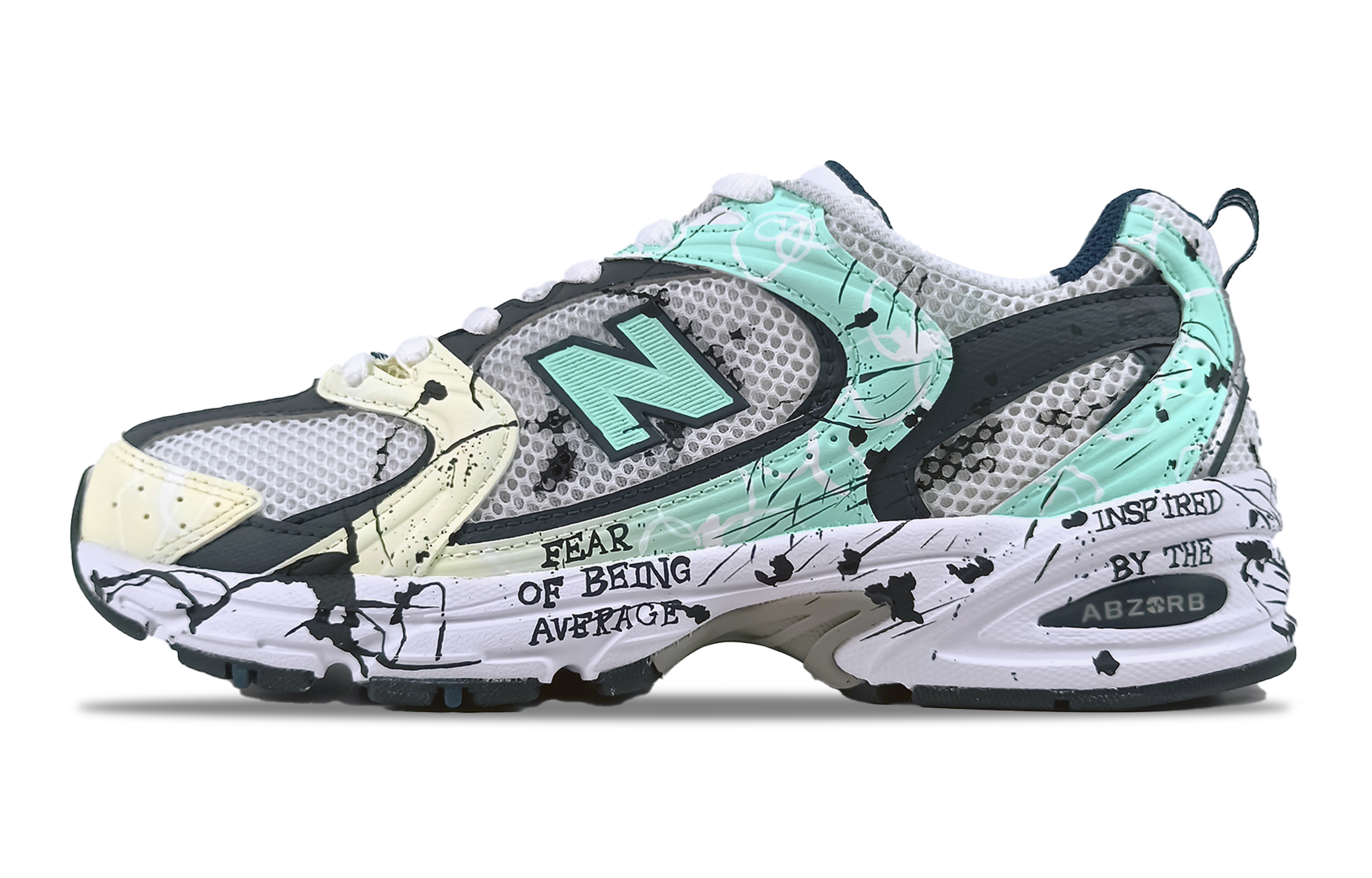 New Balance NB 530 Abrasion Resistant Low top Running Shoes Unisex Yellow Green