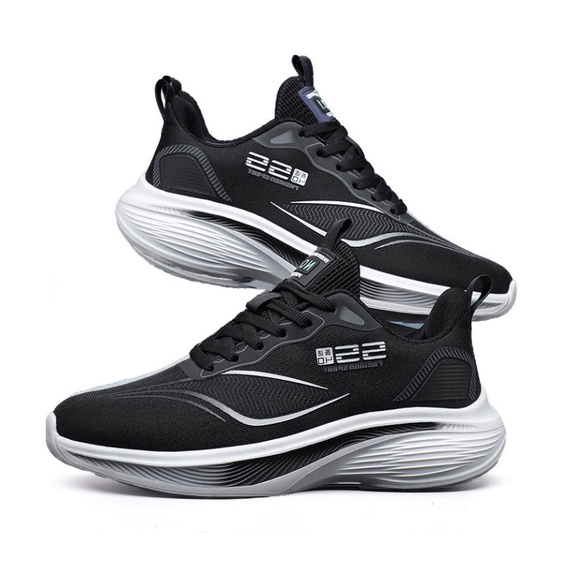 Meiretu Mesh Cushioning Slip Resistant Breathable Low top Running Shoes Men’s
