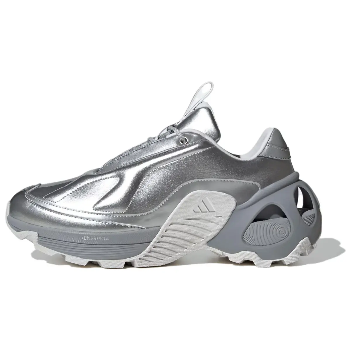 Adidas Wonder Runner Comfortable Slip Resistant Abrasion Resistant Low top Running Shoes Unisex Silver Gray