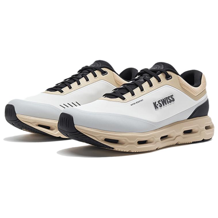 K·SWISS Slip Resistant Abrasion Resistant Low top Running Shoes Men’s White