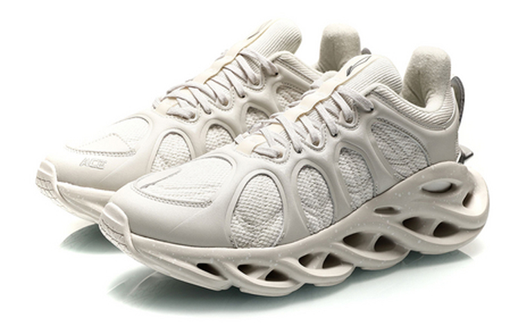 Li Ning Arc ACE Cushioning Slip Resistant Cushioning Slip Resistant Low top Running Shoes Women’s White