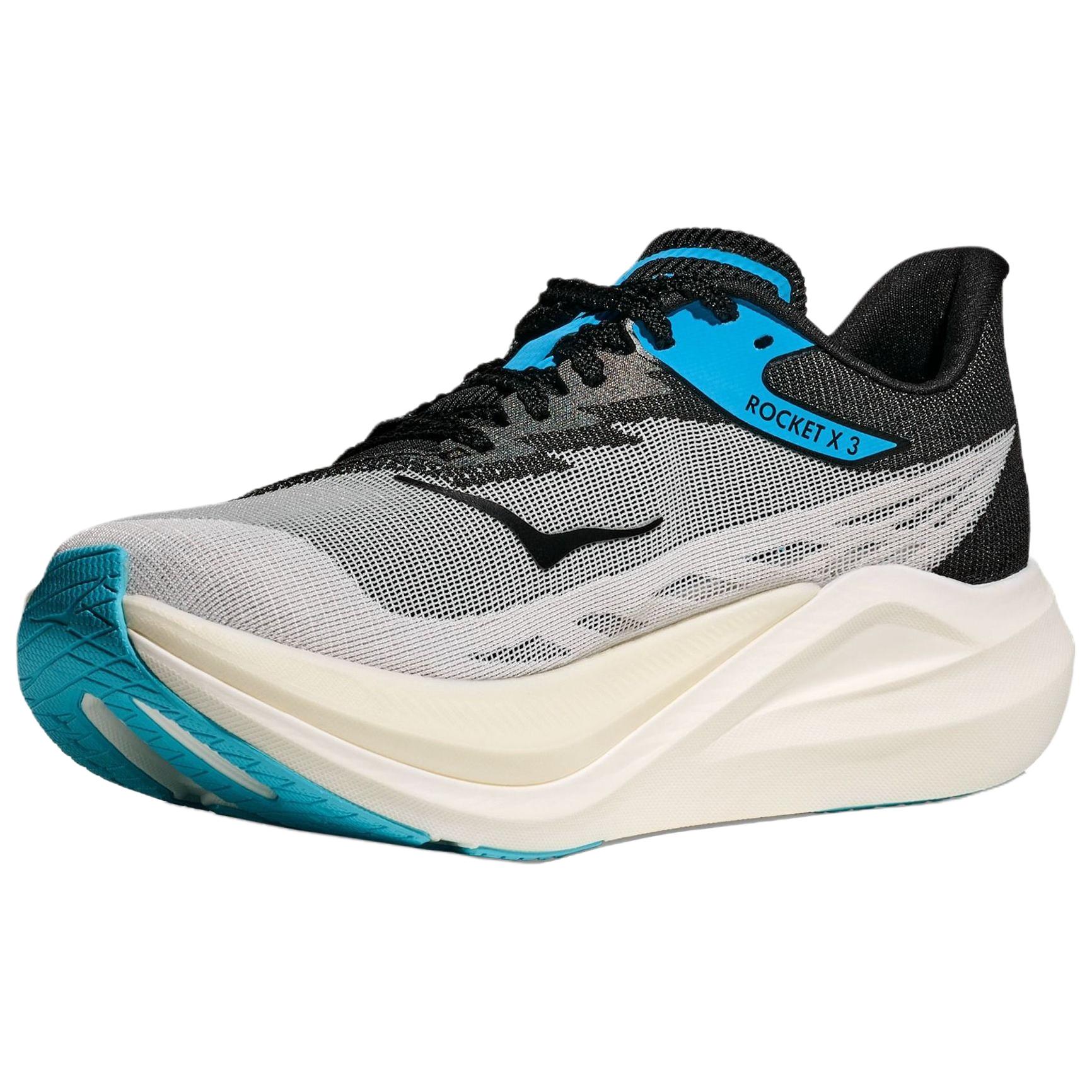 HOKA ONE ONE Rocket X Low top Casual Running Shoes Unisex Gray Black