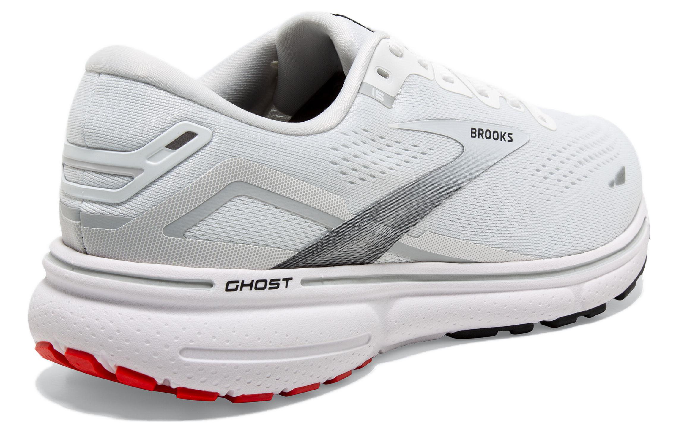 Brooks Ghost 15 Cushioning, Wear Resistant Low top Running Shoes Men’s Gray