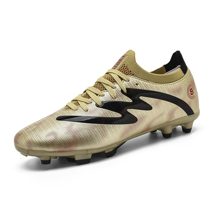 Sportful Soccer Shoes Unisex Low Top Pearl Gold/Water Moon Gold/Tender Yellow/Sparkling Black