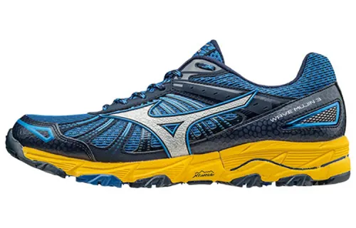 Mizuno Wave Mujin 3 Low Tops Wear resistant Blue Yellow