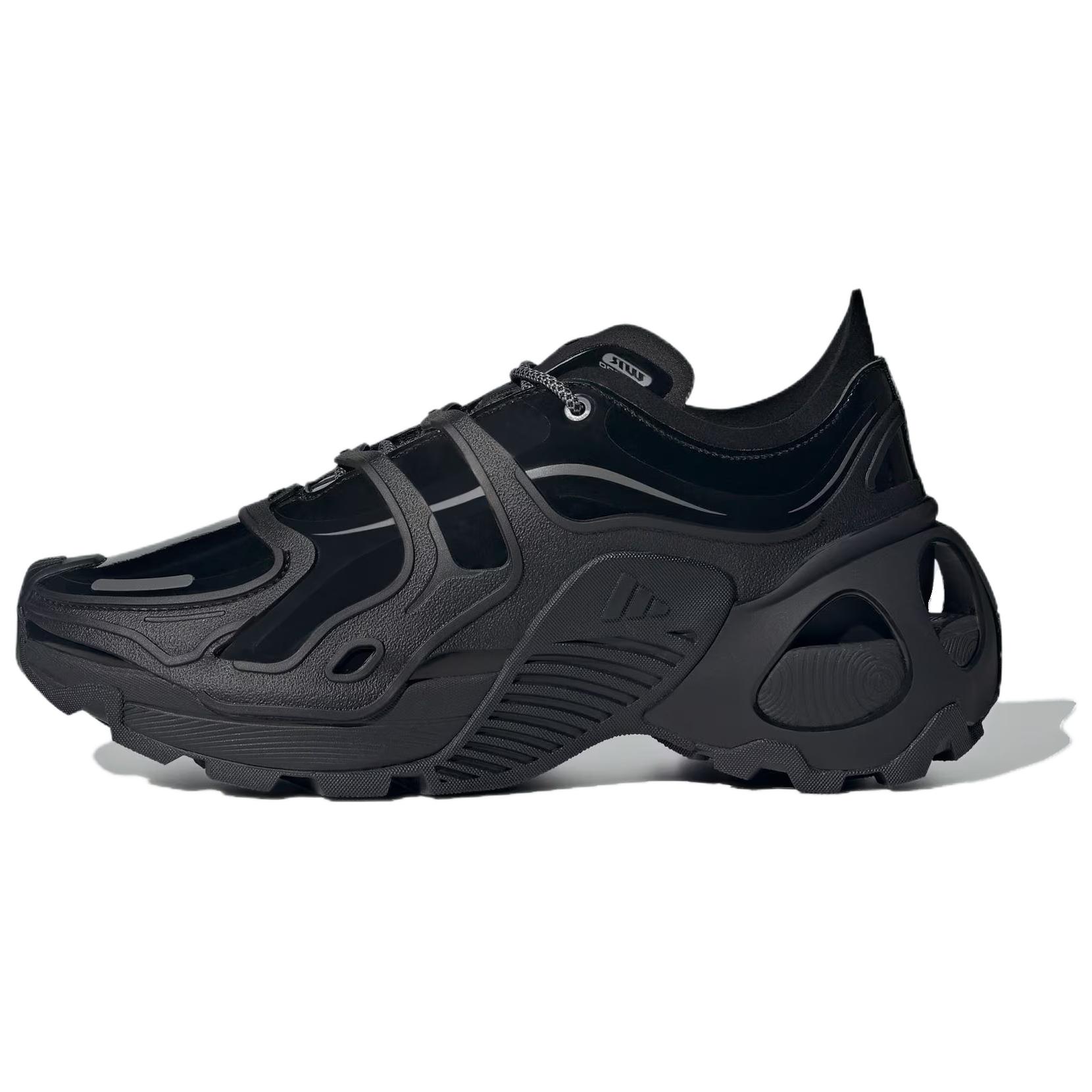 Adidas Wonder Runner Pro Comfortable Slip Resistant Low top Running Shoes Unisex Black Gray