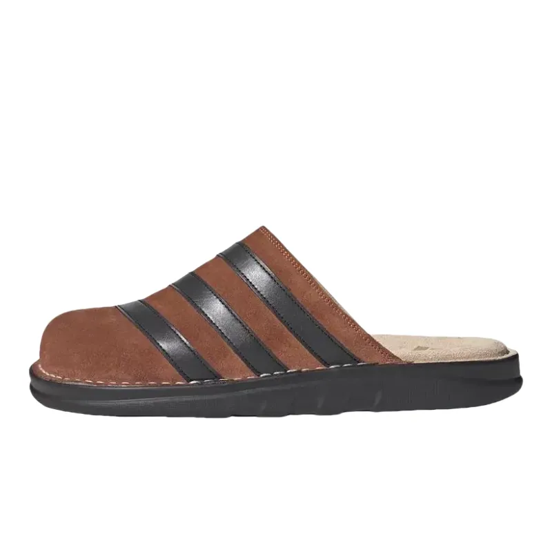 Adidas Slip Resistant Closed Toe Slippers Unisex Brown