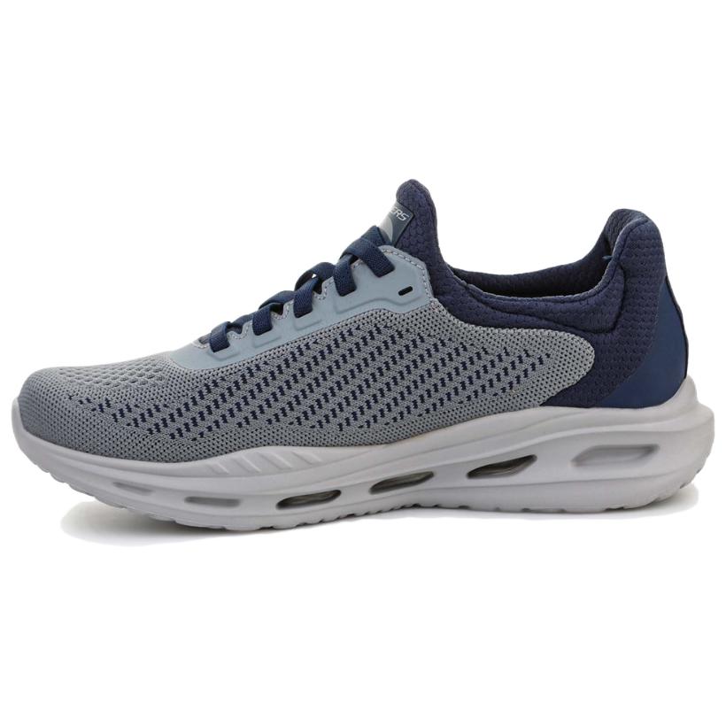 Skechers ARCH FIT ORVAN Cushioning Abrasion Resistant Cushioning, Wear Resistant Low top Running Shoes Men’s Gray Blue