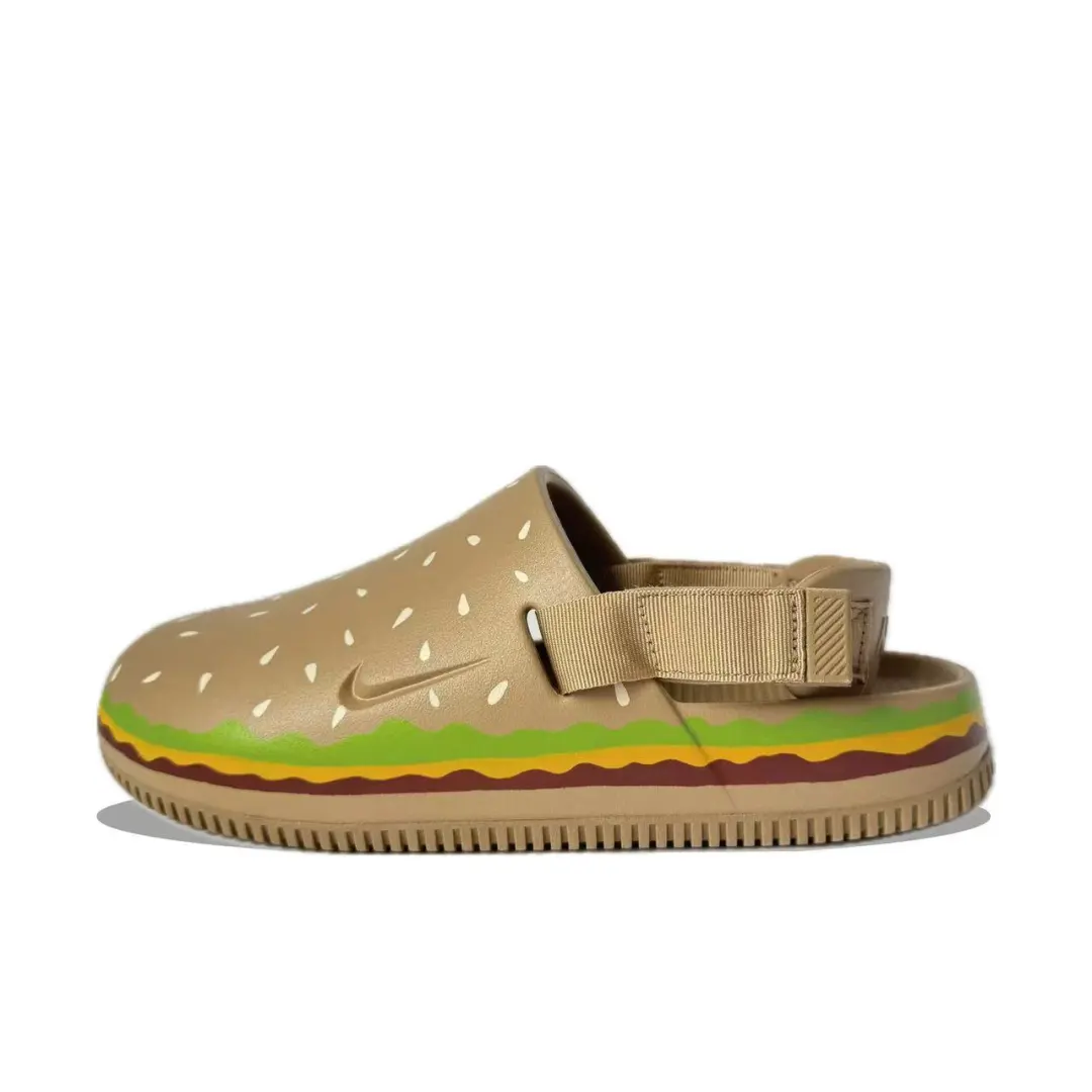 Nike Calm Mule Slip Resistant Closed Toe Slippers Women's Yellow